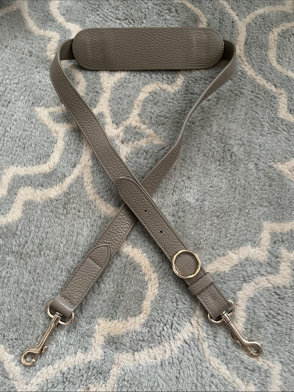 Cuyana Pebbled Leather Crossbody Strap